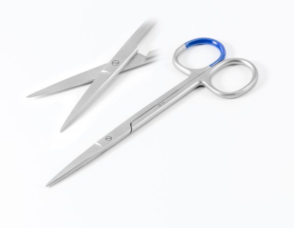 Fijne schaar Recht 110 mm Scherp/Scherp - Steriel - 25 stuks