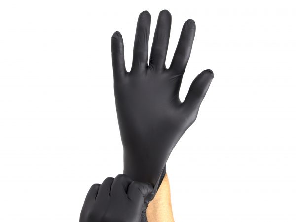 Handschoenen Nitril Zwart - 100 stuks - Afbeelding 2